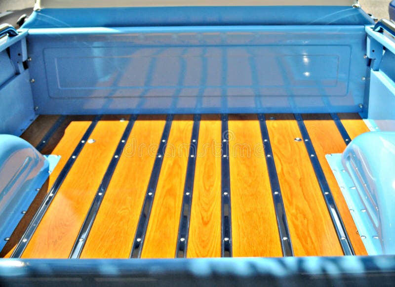 An Awesome Wood Chevy Truck Bed Stock Photo Image of truck, chevy