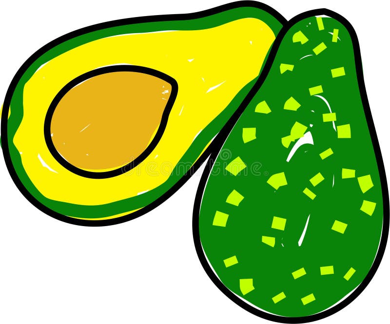 awokado ilustracja wektor awokado ilustracja wektor