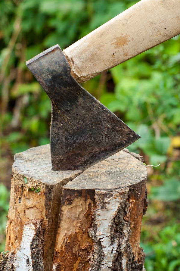 An Axe stock image. Image of hatchet, natural, lake, forestry 11247947