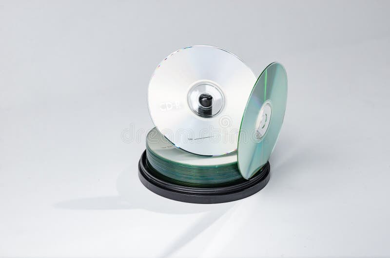 Axe de disque de Cd ou de dvd images libres de droits Axe de disque de Cd ou de dvd images libres de droits