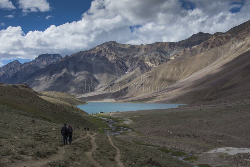 On the way to chandrataal Lake in Spiti Valley