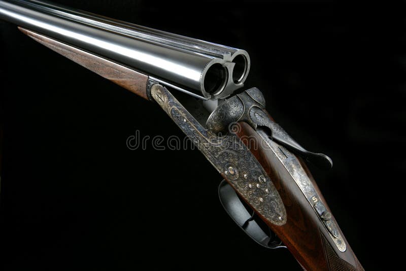 Antique gun stock photo. Image of antiques, firearm, metal 1264142
