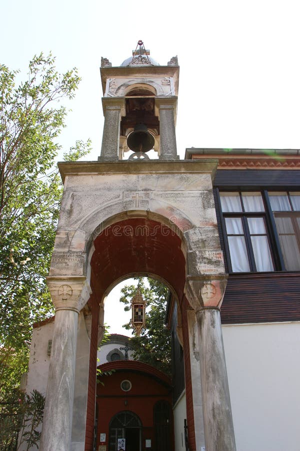 Aya Yorgi Monastery En Buyukada, Turquía Foto de archivo - Imagen de