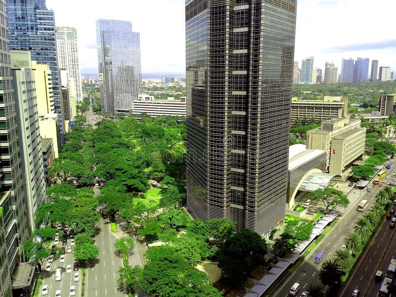 Ayala triangle in ayala, makati city, philippines stock images Ayala triangle in ayala, makati city, philippines stock images