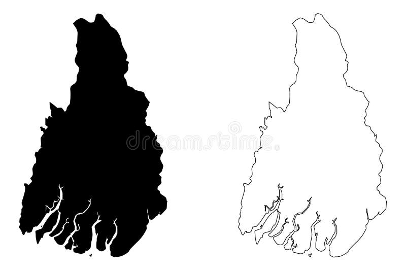 Ayeyarwady-Regions-Kartenvektor stock abbildung Ayeyarwady-Regions-Kartenvektor stock abbildung