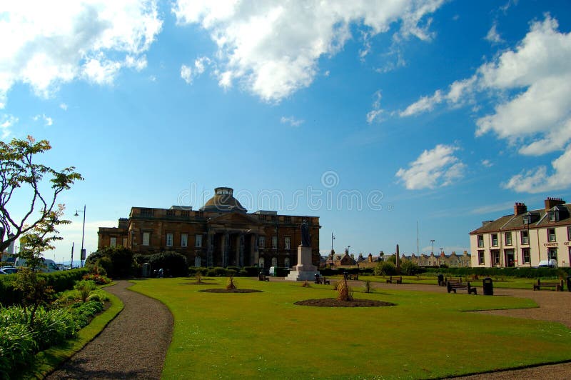 Ayr Scotland Wellington Square Stock Image Image of walking, interest