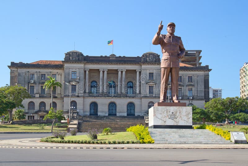 Ayuntamiento en Maputo, Mozambique foto de archivo Ayuntamiento en Maputo, Mozambique foto de archivo