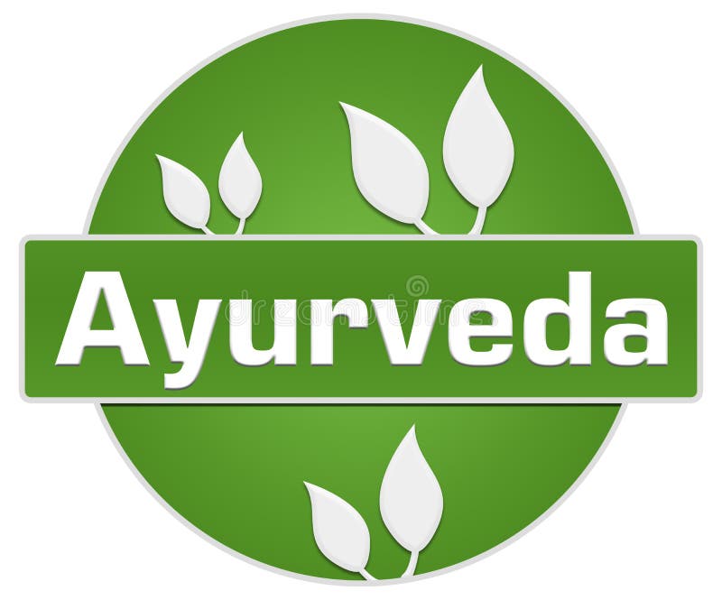 Ayurveda Green Circle Leaves