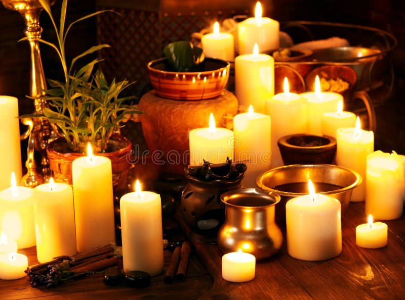 Ayurvedic spa ζωή μασάζ ακόμα στοκ εικόνες