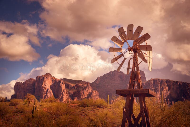 Az desert mountain landscape scene royalty free stock photography Az desert mountain landscape scene royalty free stock photography