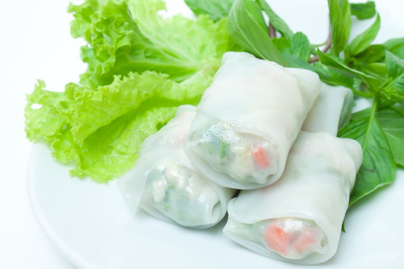 Asian food on a white background. Asian food on a white background.