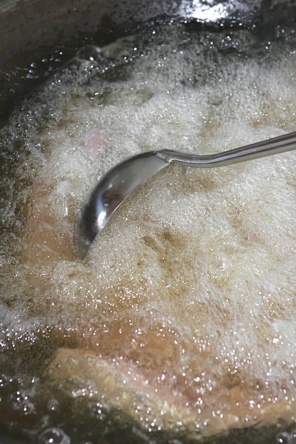 Asian food being prepared or cooked. Asian food being prepared or cooked