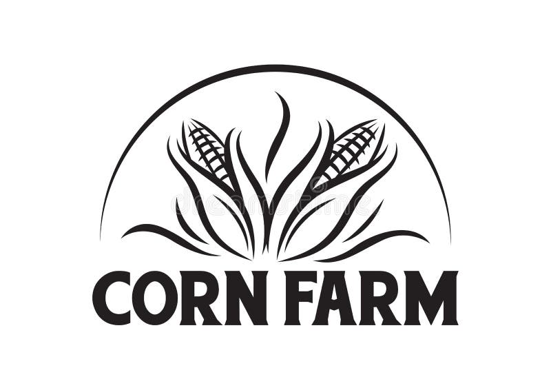 Azienda agricola del cereale di vettore per il logo della società
