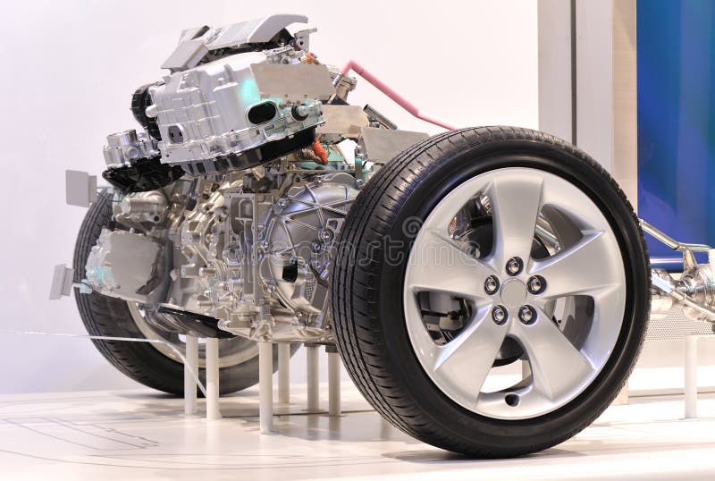 Sistema di propulsione sinergica ibrido fotografia stock
