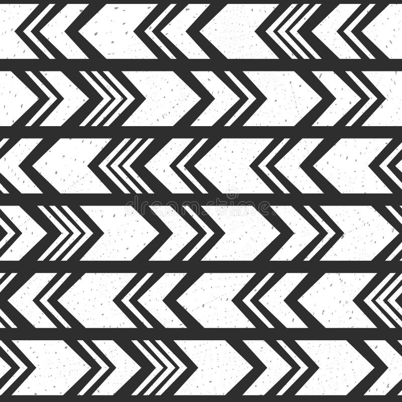 Aztec etnisk sömlös modell, stam- svartvit bakgrund vektor illustrationer Aztec etnisk sömlös modell, stam- svartvit bakgrund vektor illustrationer