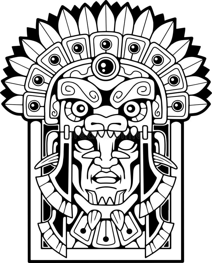 Mythological Aztec Stock Illustrations – 115 Mythological Aztec Stock ...