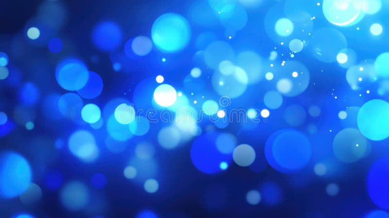 Azul azuis : Sinfonia das luzes de bordo e do abstrato de iluminação brilhante ilustração stock
