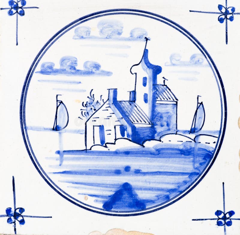 Azul de Delft foto de archivo libre de regalías Azul de Delft foto de archivo libre de regalías