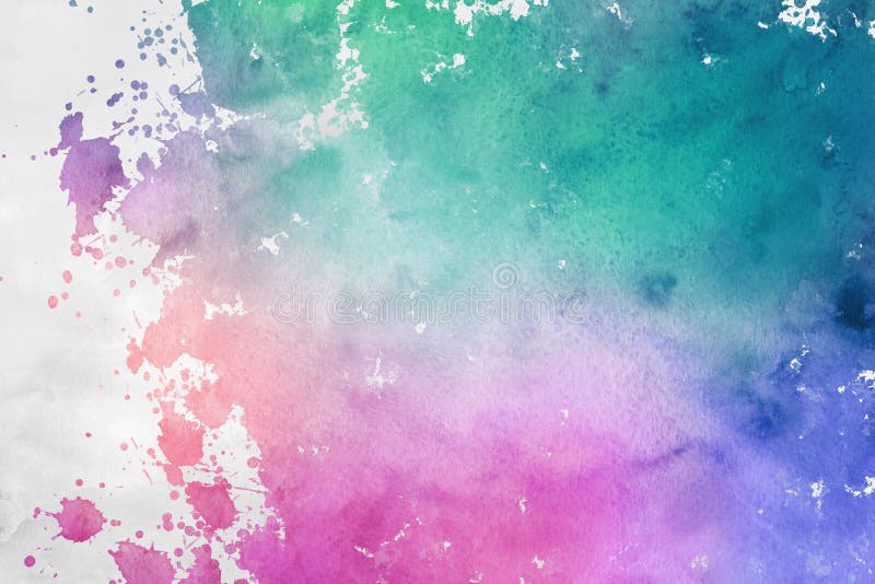 greenish blue and pink watercolor colorful bright ink and watercolor textures brushed painted abstract background. brush stroked painting. greenish blue and pink watercolor colorful bright ink and watercolor textures brushed painted abstract background. brush stroked painting