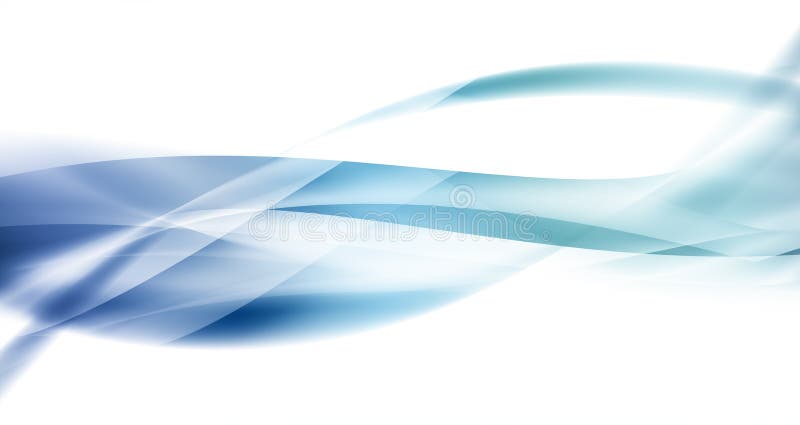 Azure blåa signaler för abstraktion stock illustrationer