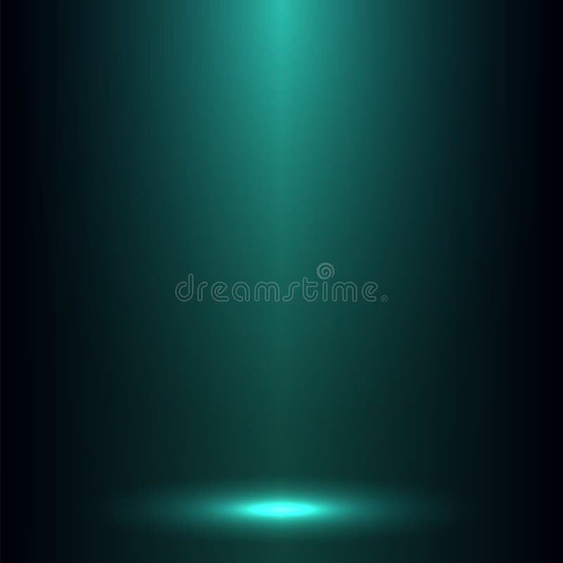 Azure ray of light in the darkness. Vector illustration. Backdrop for the mystical scene.