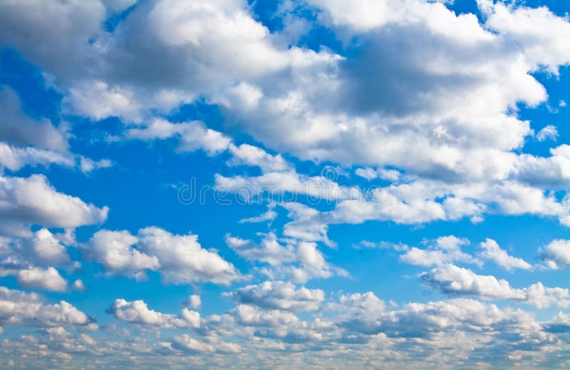 Azuurblauwe Hemel Cloudscape