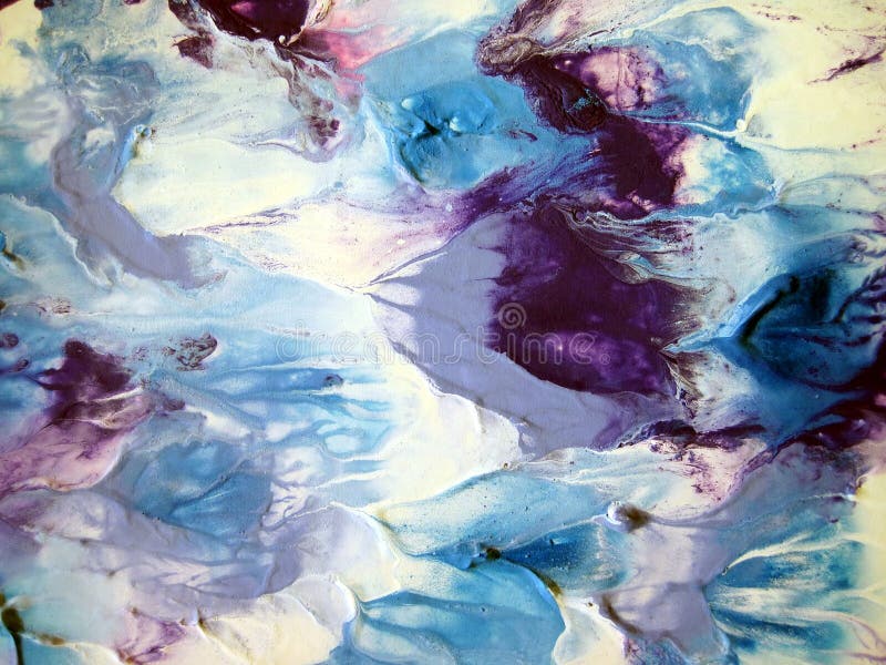 Azzurro verniciato astratto royalty illustrazione gratis