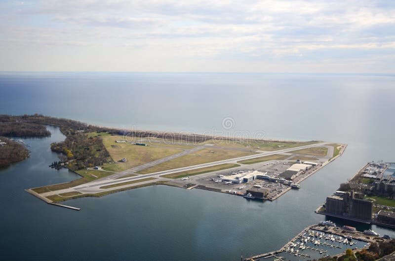 Aéroport d'île de Toronto photos libres de droits Aéroport d'île de Toronto photos libres de droits