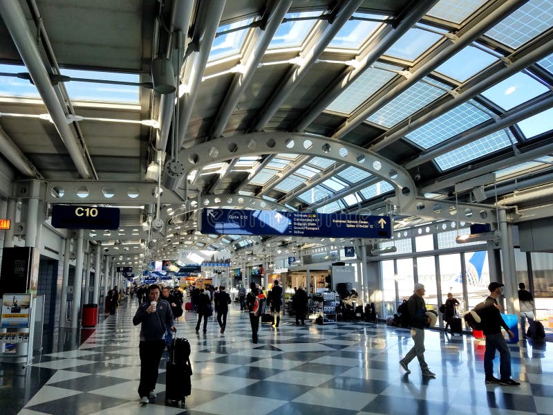 Aéroport international de lièvres de ` de Chicago O photographie stock Aéroport international de lièvres de ` de Chicago O photographie stock