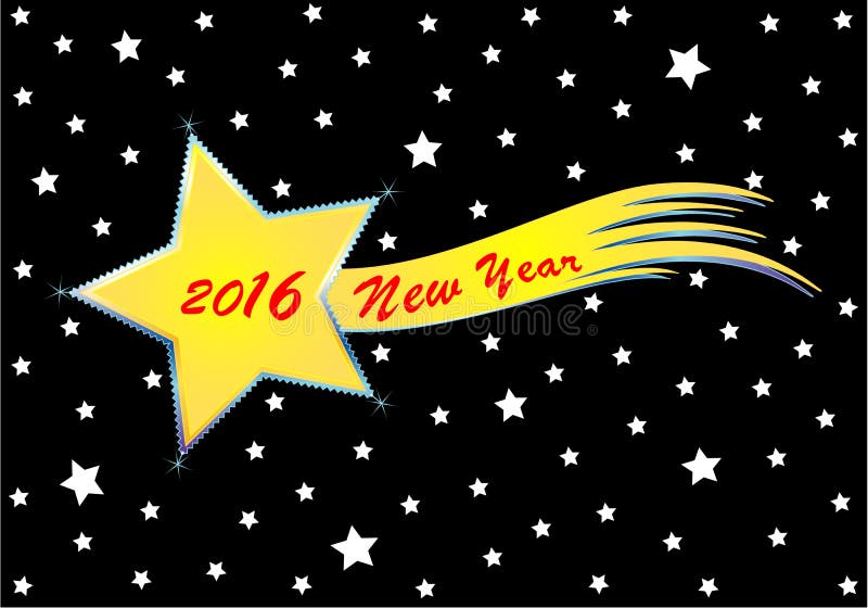 Año Nuevo 2016 stock de ilustración Año Nuevo 2016 stock de ilustración