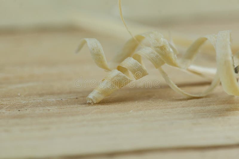 Așchii de lemn după prelucrarea unui înveliș de lemn. structură arbore stock photo