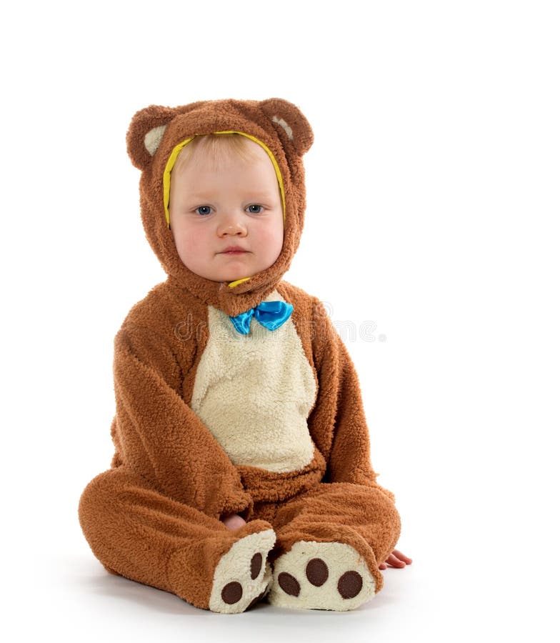 Bebe Garcon Dans Le Costume D Ours Image Stock Image Du Humoristique Halloween