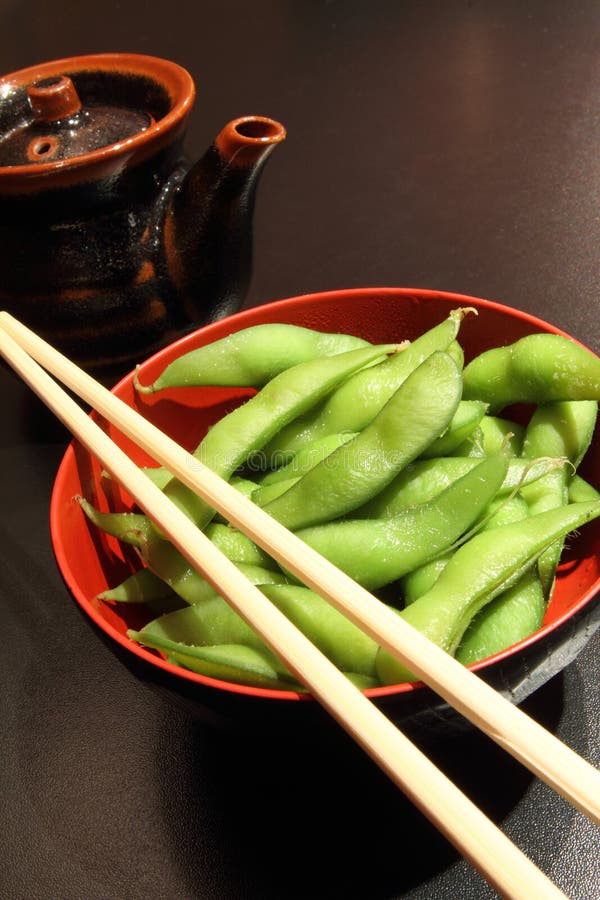 Sallad För Edamame Soybönor Med Parsley Arkivfoto Bild av 27955368