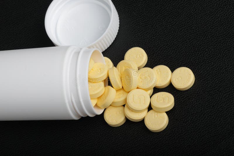 Group of B Complex Vitamin Pills Editorial Stock Photo Image of