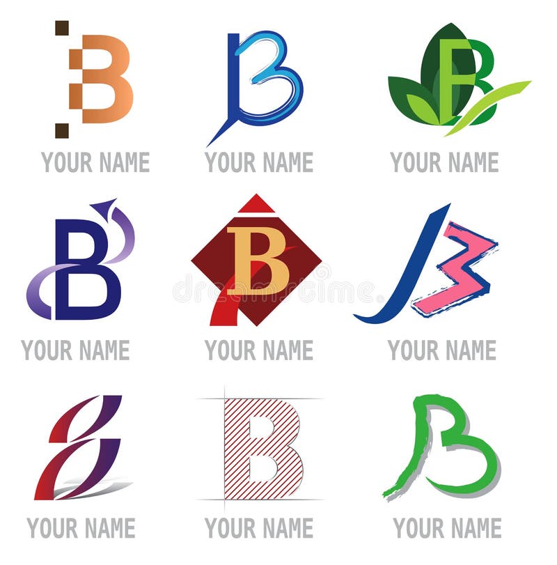 B ikon listowy set