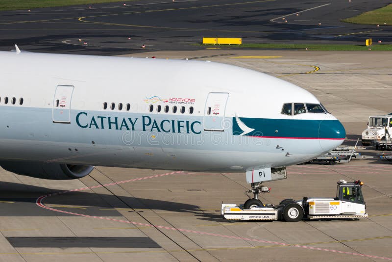 B-KPI Cathay Pacific Boeing 777-367 (ER) stockbilder B-KPI Cathay Pacific Boeing 777-367 (ER) stockbilder