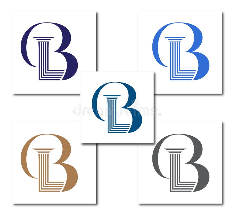 B projekt logo kancelarii prawnej lub bl