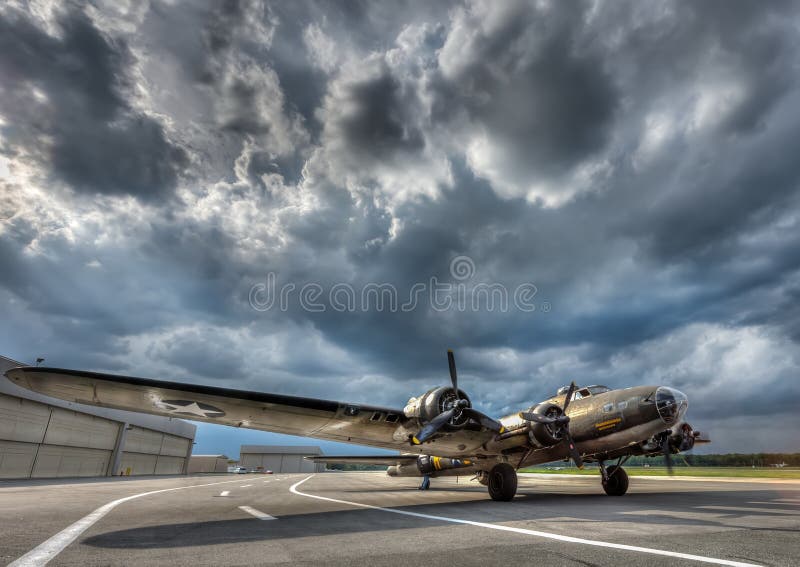 B17 Super Fortress World War II Vintage Aircraft