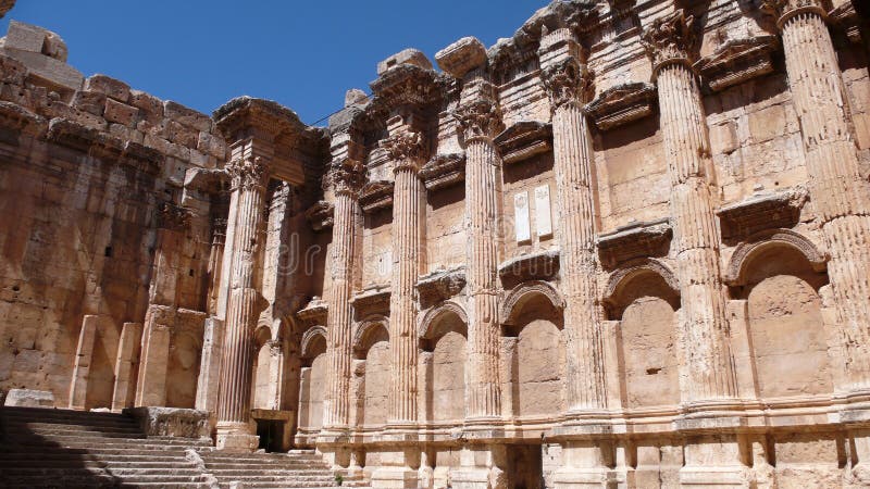 Baalbek ruins. Lebanon royalty free stock photography Baalbek ruins. Lebanon royalty free stock photography