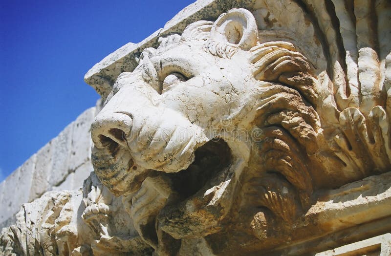 Roman Empire times ruins in the Bekaa Valley of Lebanon. Roman Empire times ruins in the Bekaa Valley of Lebanon