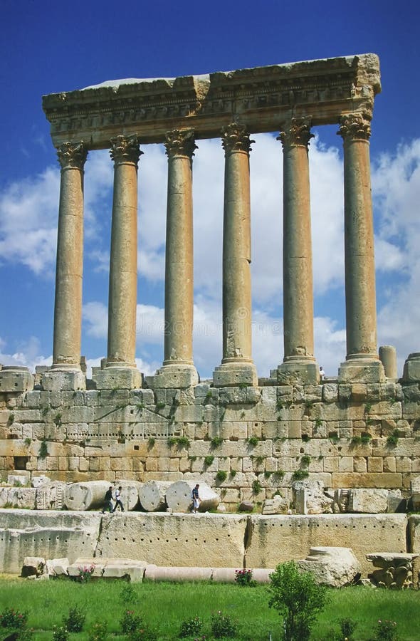 Roman Empire times ruins in the Bekaa Valley of Lebanon. Roman Empire times ruins in the Bekaa Valley of Lebanon