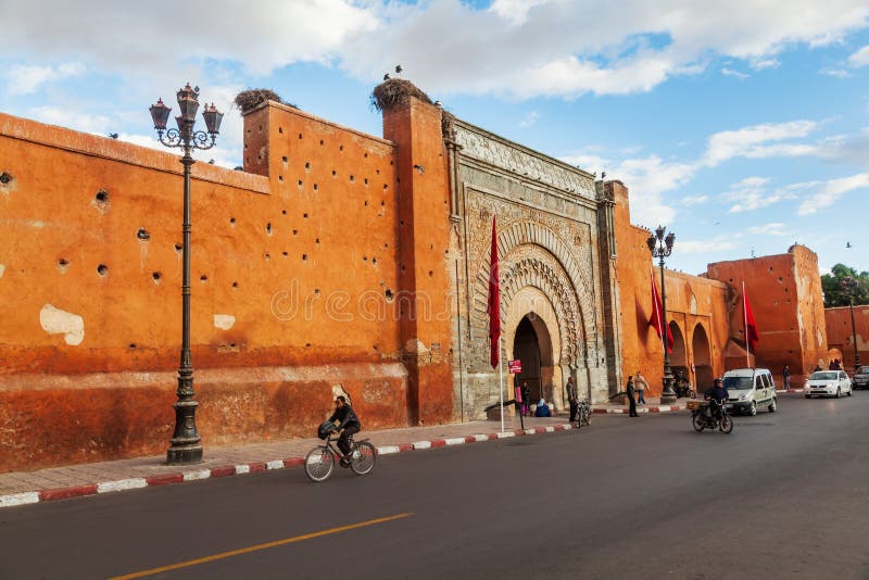 Bab Agnaou Marrakesh stock photo Bab Agnaou Marrakesh stock photo