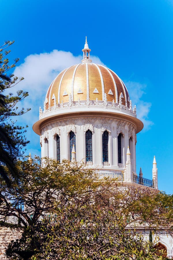 Bab Shrine in Bahai Garden stock image. Image of view - 59440997