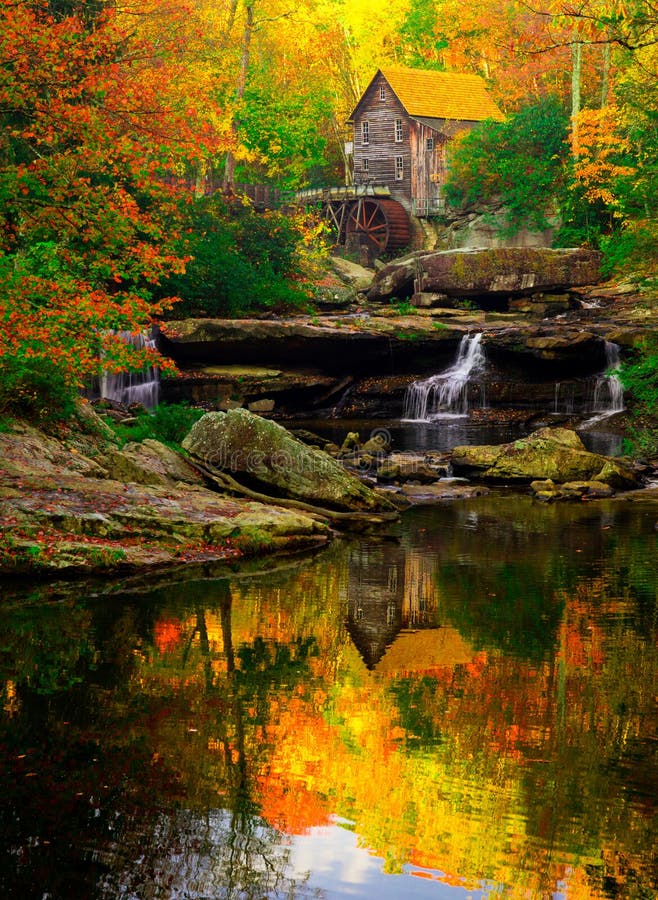 Babcock Mill, on a perfect autumn morning in West Virginia. Babcock Mill, on a perfect autumn morning in West Virginia.