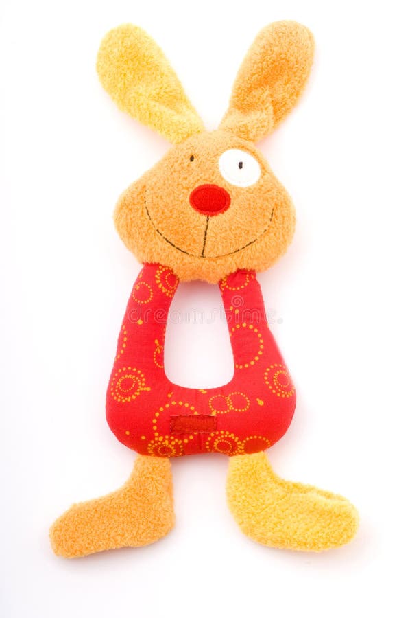 Babies first toy stock photo