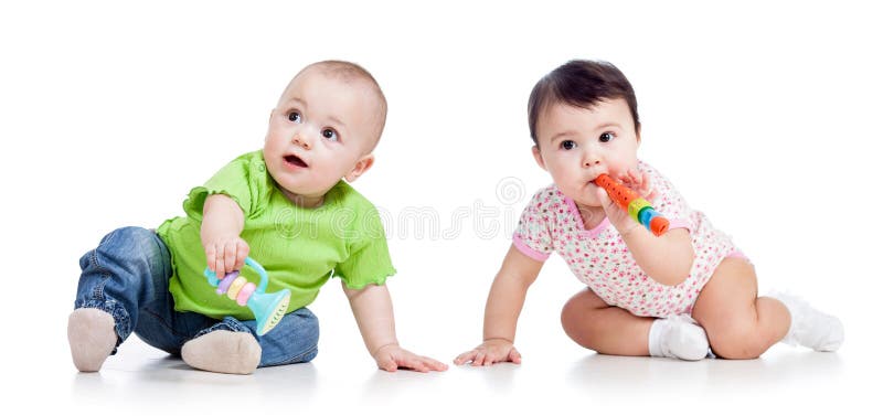 Babies kids play