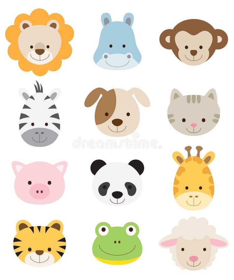 Différents Types D'illustration D'animaux De La Jungle Clip Art