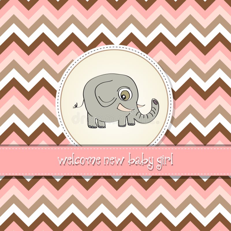 Baby announcement card stock vector. Illustration of delicate 25751819