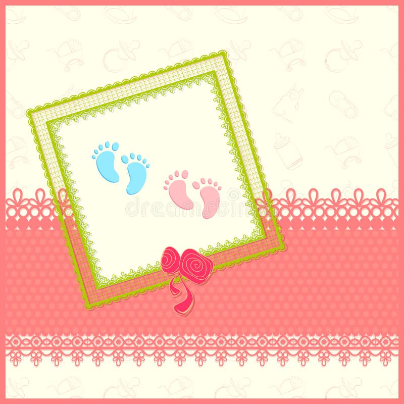 Baby Arrival Card Stock Illustration Illustration Of Announcement baby-arrival-card-stock-illustration-illustration-of-announcement