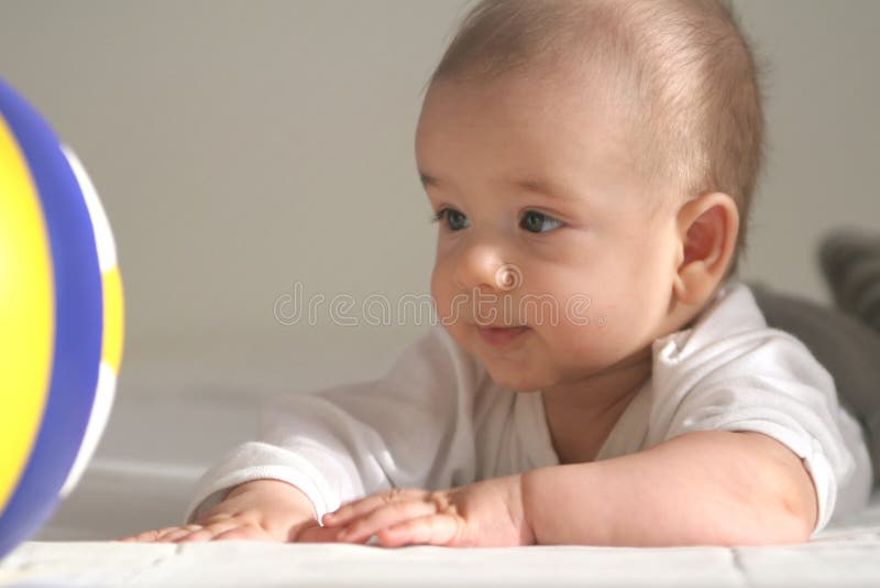 Baby With Ball Picture. Image 4765117